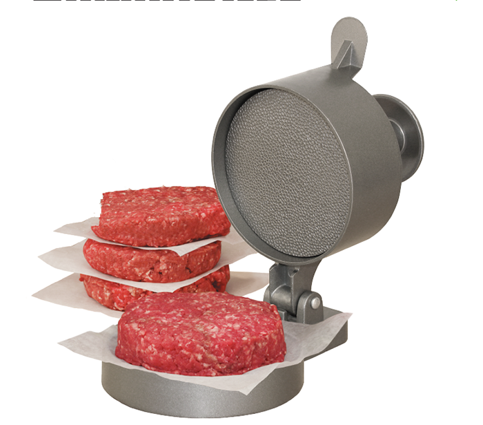 hamburger press with ejector buttons